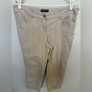 Hilary Radley classic capri pants beige size 10
